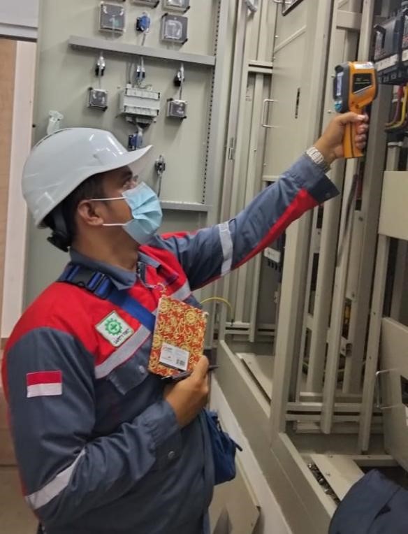 Pengukuran suhu pada LVMDP